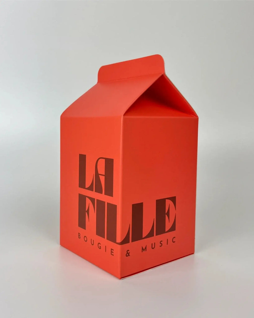 La Fille Bougie & Music scented candle Andalusian Jasmine with a secret playlist, made in Barcelona