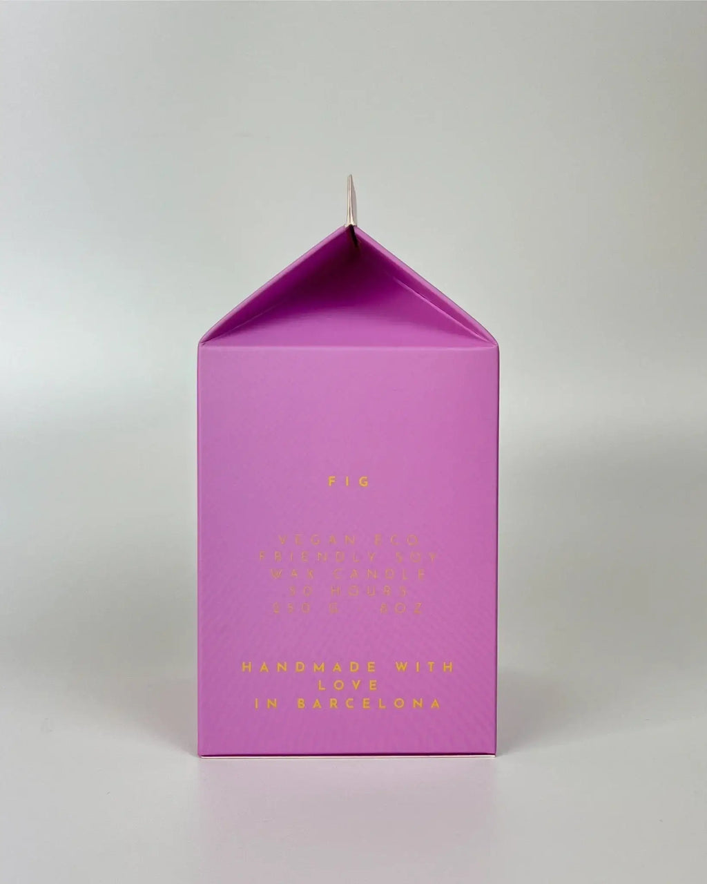 La Fille Bougie & Music scented candle Fig with a secret playlist, made in Barcelona